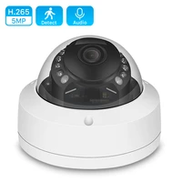 5mp 3mp 2mp audio ip camera poe 48v 5mp 25601920 vandal proof 20m night vision home security camera email alarm dome camera ip