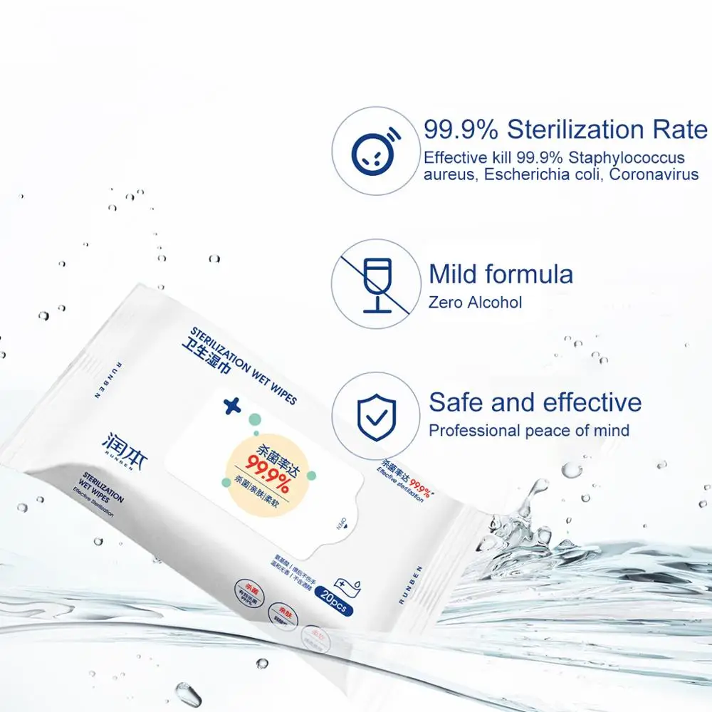 20 штук портативный бытовой для маленьких детей очистительные салфетки