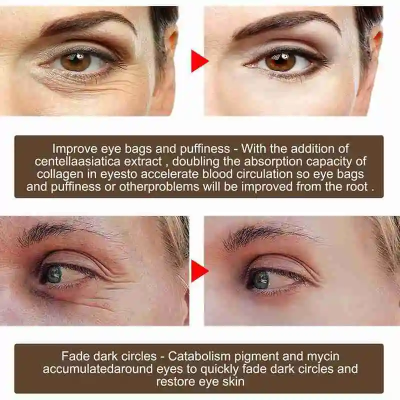 Для ухода за областью вокруг глаз с пептидами и коллаген Сыворотки анти морщинки