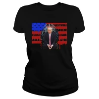 trump is on the iron throne american flag womens t shirt