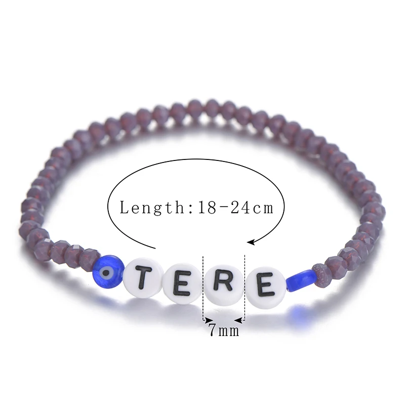 Браслеты IYOE с надписью Hello для женщин и мужчин 10 цветов акриловые буквы в стиле