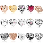 Женский браслет из серебра 925 пробы, с Шармами