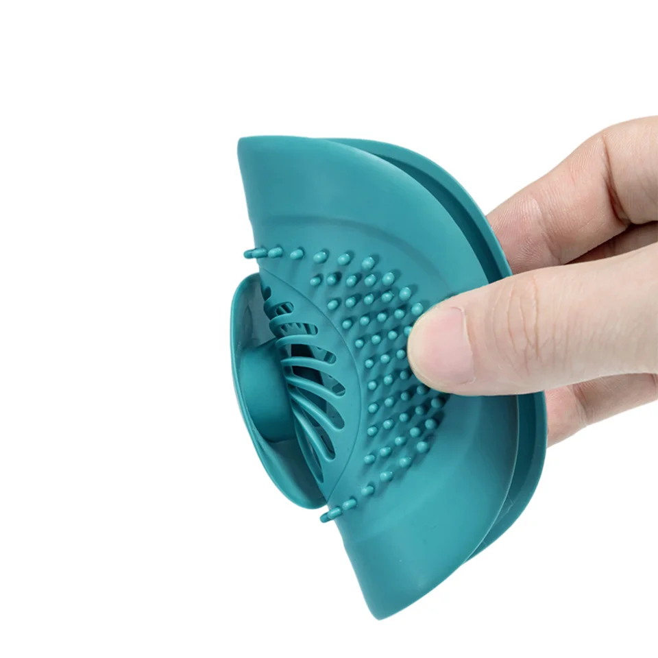 

Silicone Sink Drain Strainer Hair Catchers Rubber Shower Bathtub Floor Filter Water Stopper Bathroom Accessories Deodorant Plug