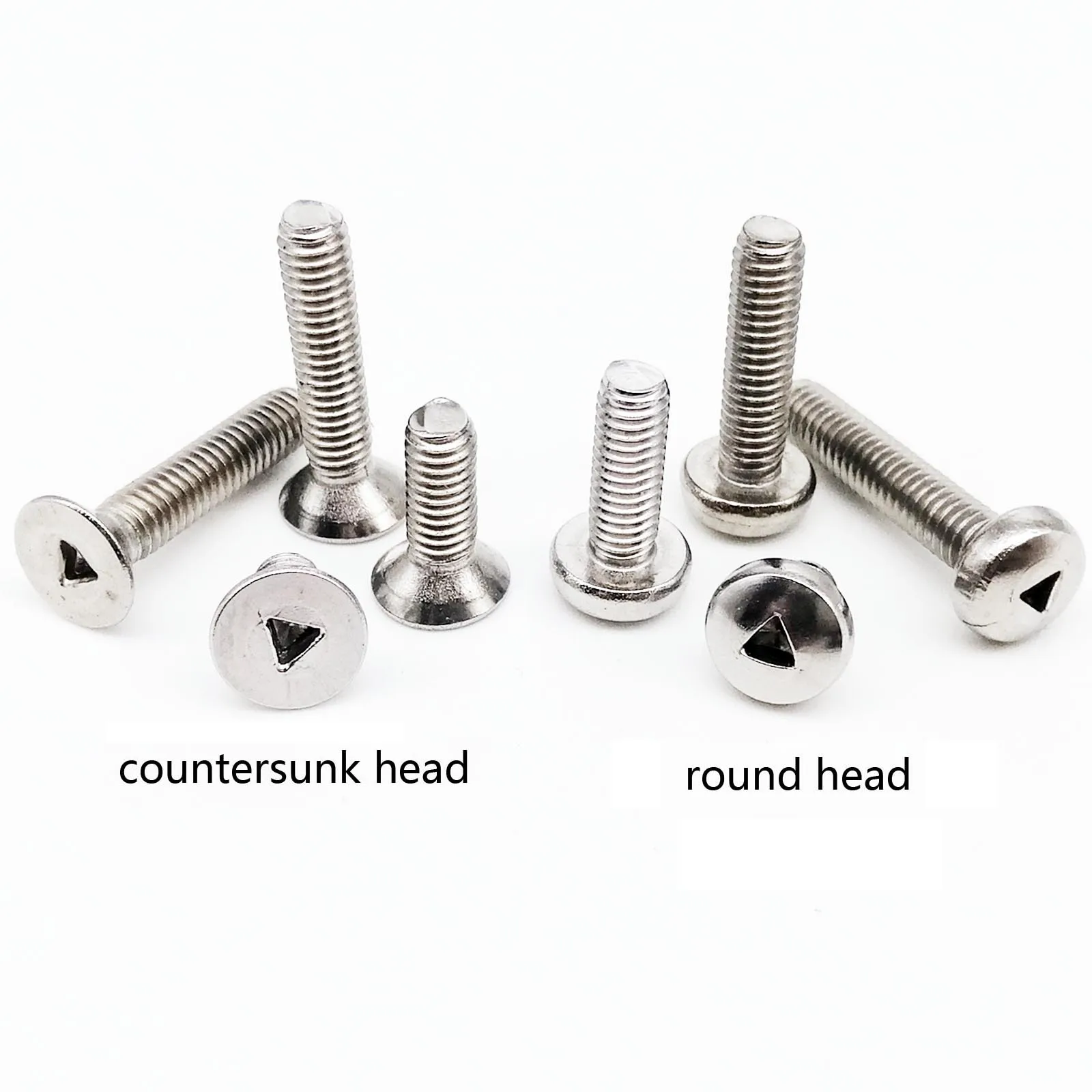 Треугольные винты M2 M3 M4 A2-70 304 из нержавеющей стали, 10 шт ...