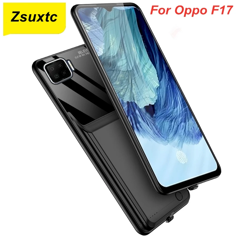 

10000 мАч для Oppo F17 чехол для аккумулятора Smart F17 чехол для зарядного устройства s чехол внешний аккумулятор для Oppo F17 чехол для аккумулятора