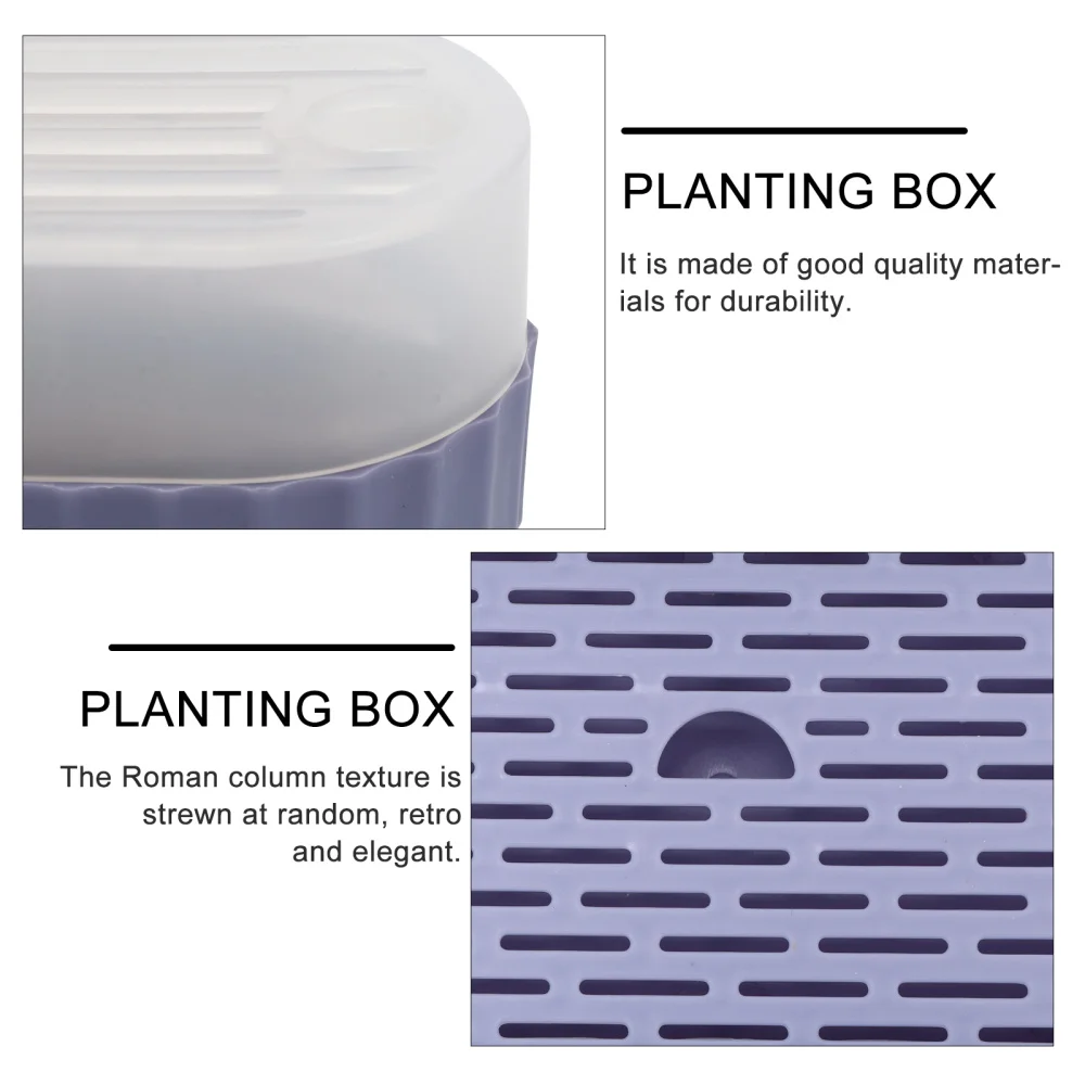 

1 Set Cat Snack Grass Pot Household Soilless Culture Safe Planting Box