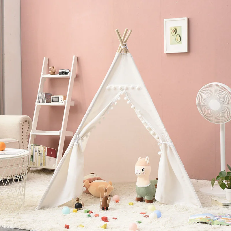 

1.3M Large Children’s Tents Portable Wigwam for Kids Baby House Teepee Princess Castle Tipi Infantil Playhouse Birthday Gift