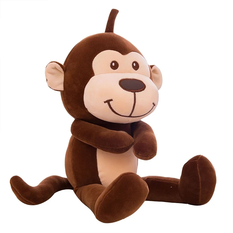 

50CM Cute Monkey Doll Plush Toy Cartoon Soft Pillow Plush Stuffed Animal for Child Boy Girlfriend Sleeping Birthday Gift