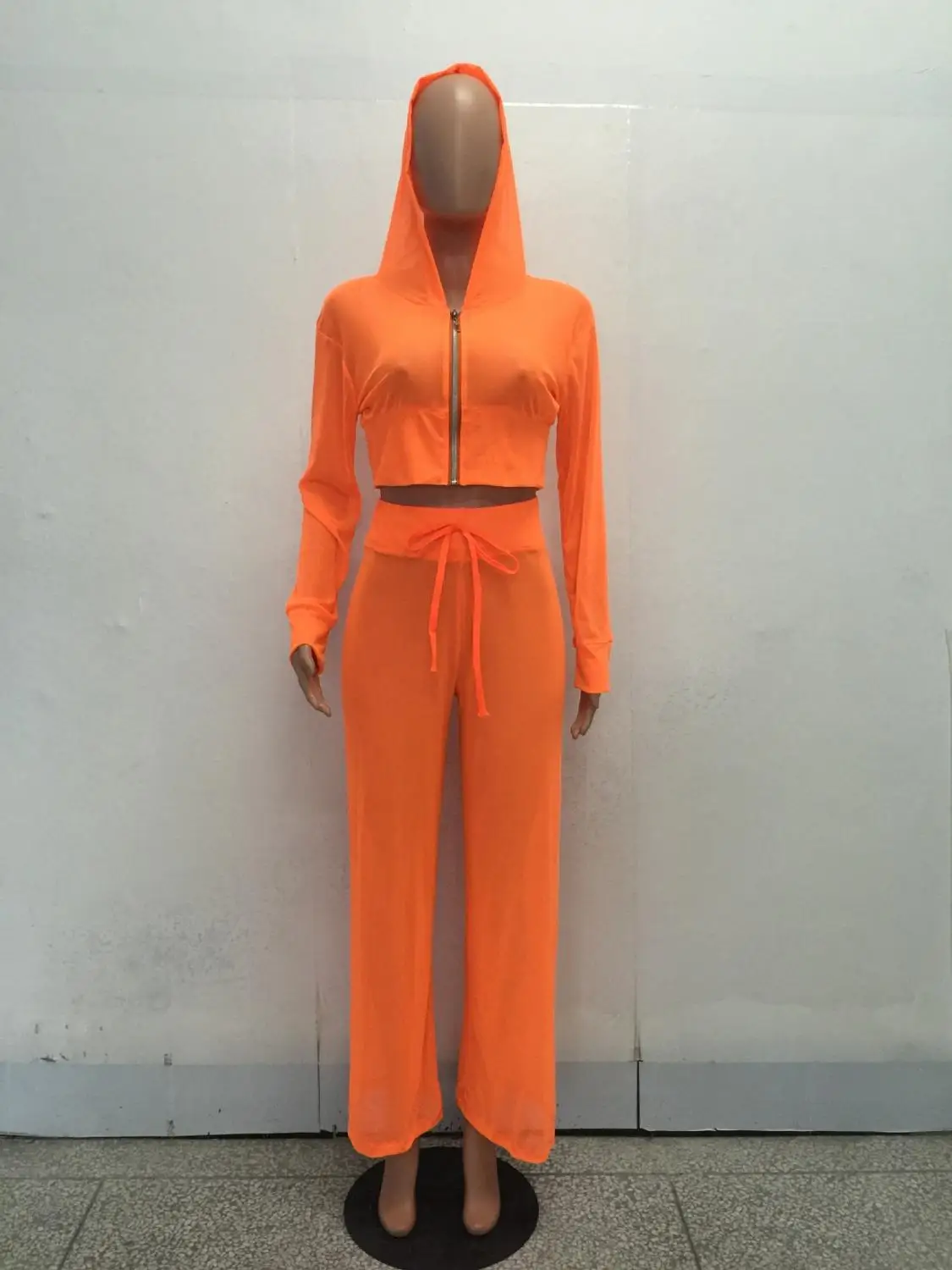 

Pant Set for Women 2020 Two Piece Crop Top Pant Set Mesh See Though Sheer Club Pink 2 Piece Outfits for Women Summer Pant Set