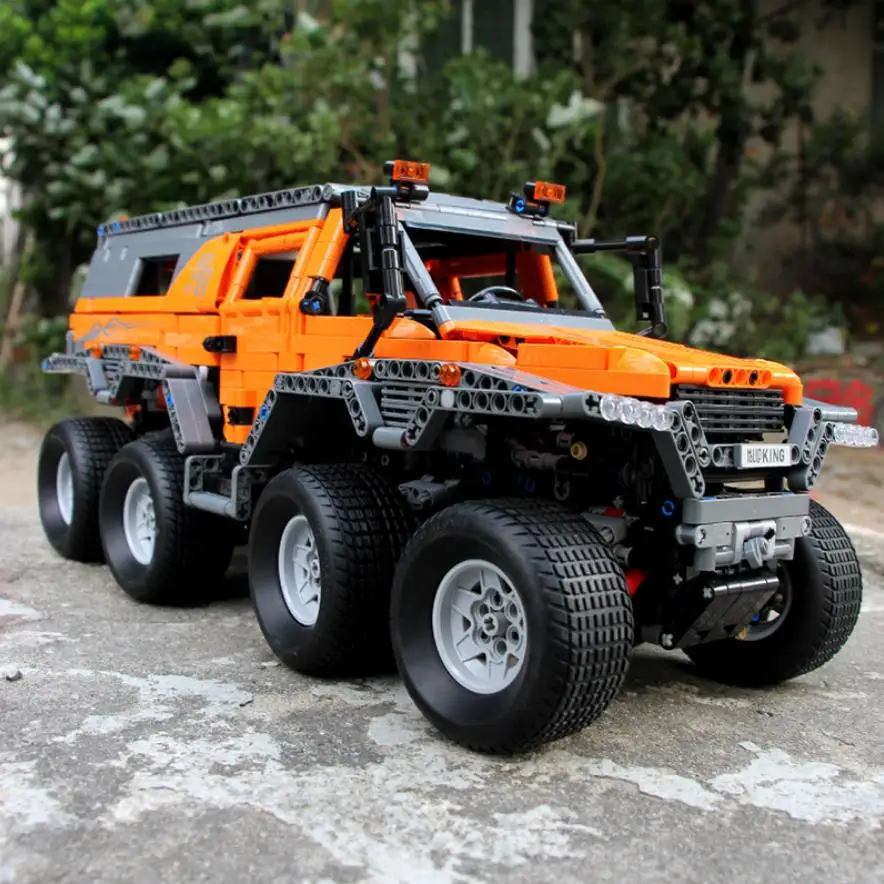 Радио пульт дистанционного управления автомобиля техника Siberia Avtoros shaman 8x8 ATV строительный блок с светильник 2,4 ГГц RC игрушки коллекция с светильник