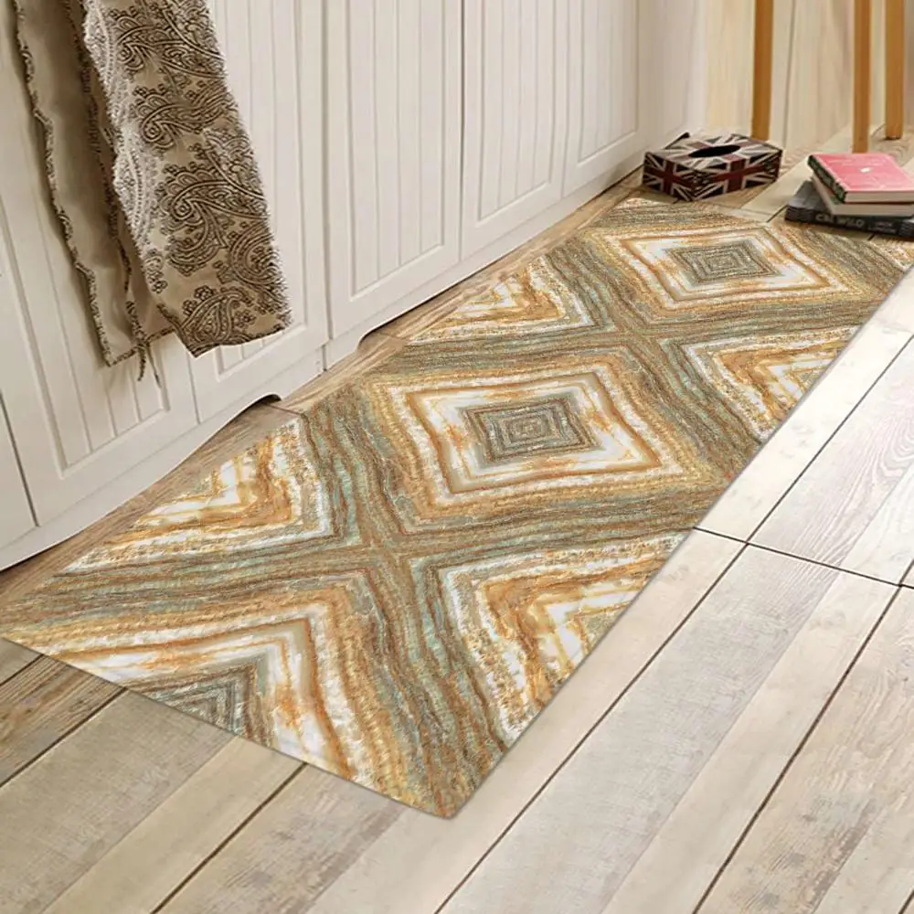 Marble scales1 Мраморные весы, деревянные фишки, фланели, бытовой Противоскользящий абсорбирующий коврик, дверной коврик, коврик для ванной, прикроватный коврик - Цвет: Marble scales1