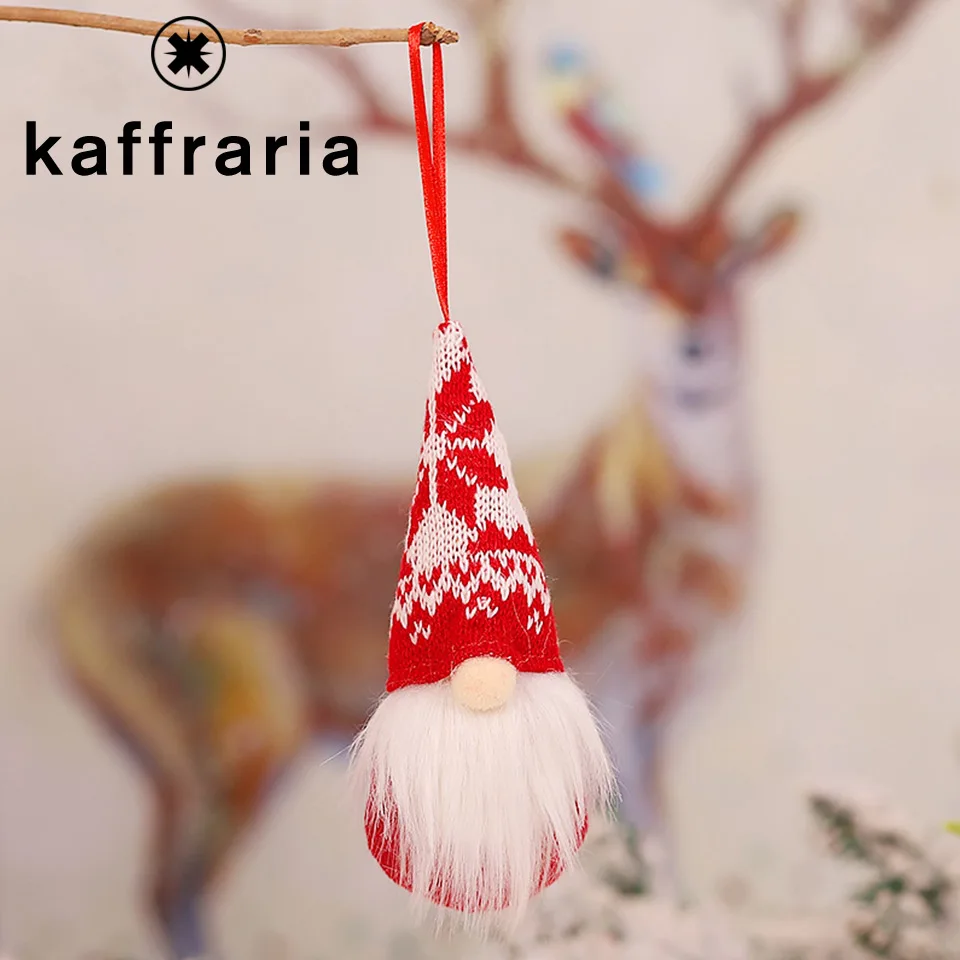 4 шт/комплект рождественские украшения Вязаная Шерсть кукла лесник очарование