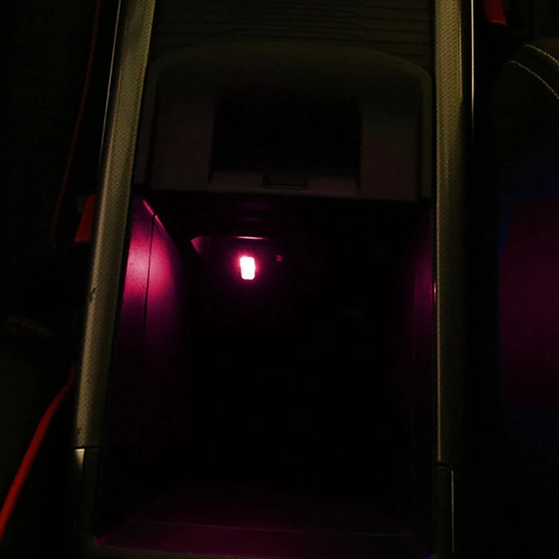 

Car USB LED Atmosphere Lights Decorative Lamp Emergency Lighting Universal PC Red/Blue/White Auto Interior Light