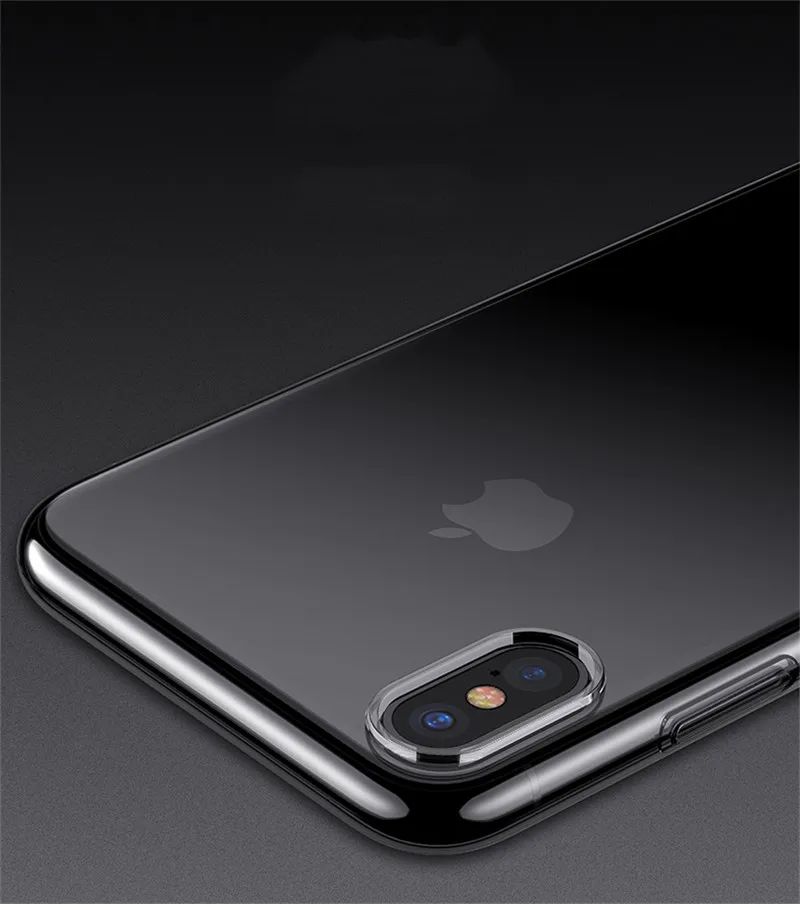 Transparent shockproof TPU Silica gel case For iPhone 11 Pro Max X XR XS MAX 7 8 PLUS 5 5s se 6 6S soft Clear Cover |