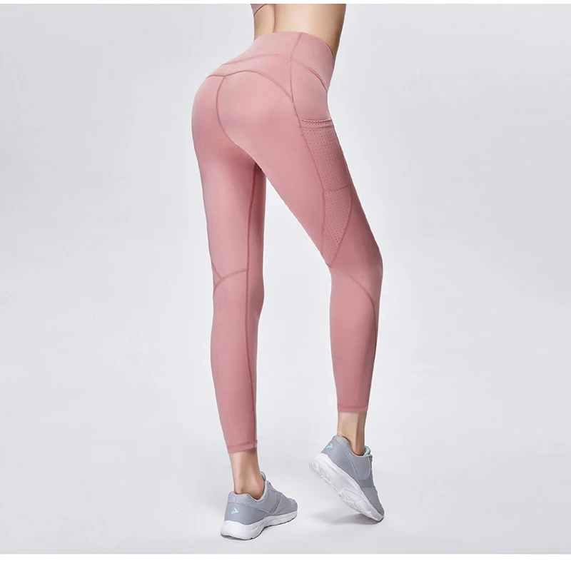 Женские колготки леггинсы для бега спортивные штаны женщин тренажерного зала