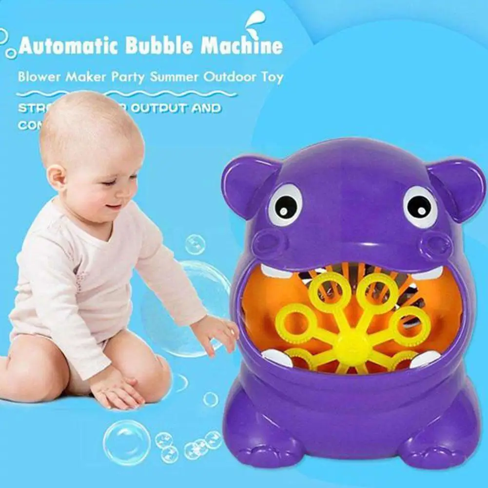 

Автоматическая машинка для мыльных пузырей Y3M6, форма милой лягушки, Детская коробка, Электрическая воздуходувка для мыльных пузырей с пузы...