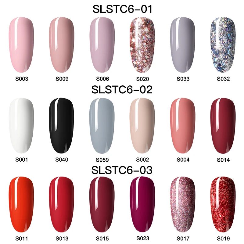 ROSALIND 7ML Gel Nail Polish Set 2/4/6PCS Glitter For Manicure Colorful UV Lamp Semi Permanent | Красота и здоровье