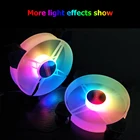 COOLMOON вентилятор охлаждения радиатора RGB компьютер Безопасность радиатора бытовой 120 мм Запчасти для стационарного персонального компьютера для компьютерного корпуса
