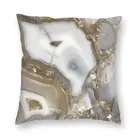 Обложки для подушек с агатом и геометрическим рисунком, 40x40