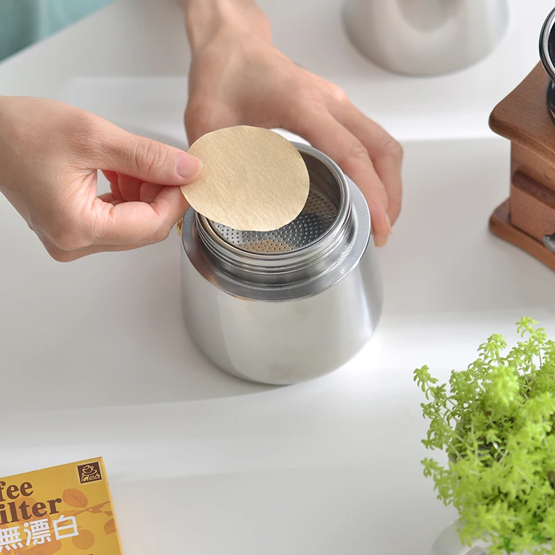 100 шт. профессиональные бумажные фильтры для кофе и чая кухонные