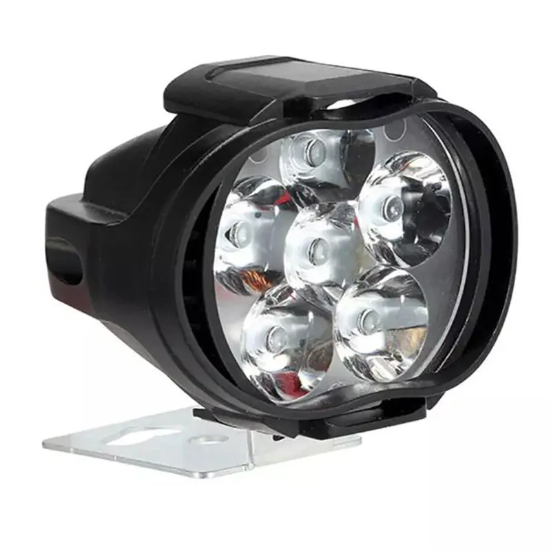 

1 Pcs Led Motorcycles Headlight White Super Bright 6LED Working Spot Light