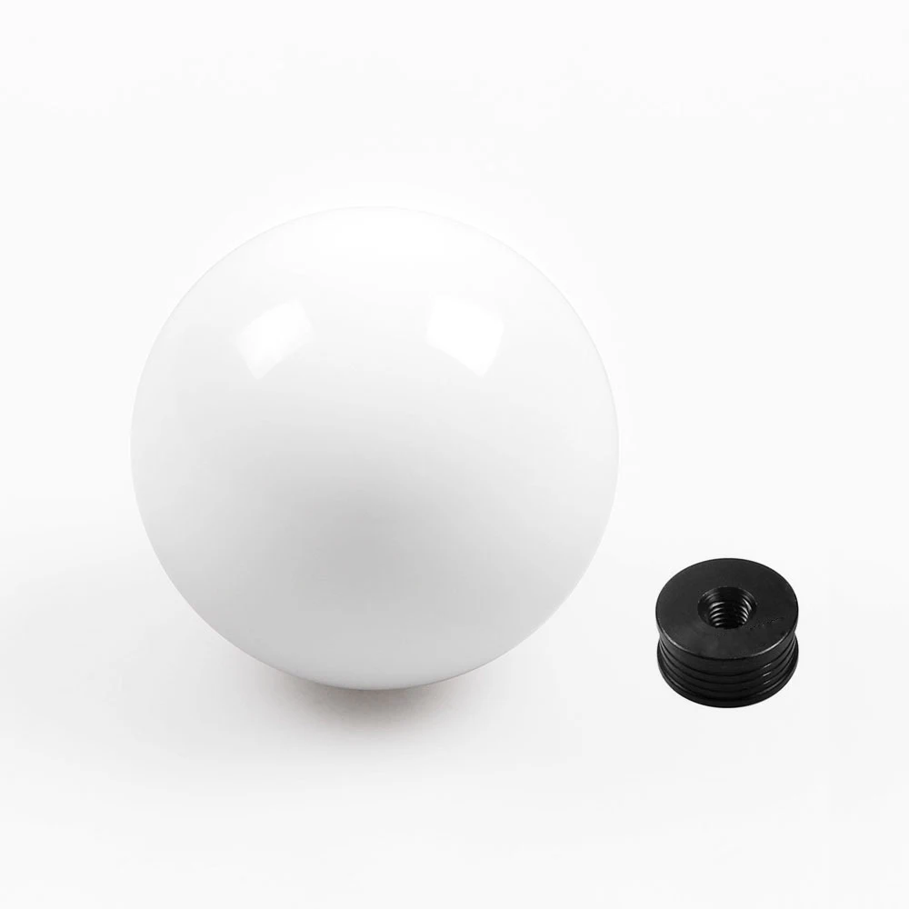 Универсальная Ручка рычага переключения передач POSSBAY резиновый белый круглый