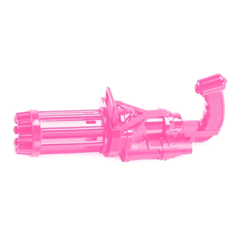 

2-in-1 Outdoor Bubble Maker Playing Toys Gatling Bubble Toy Bubble Blowing Machine Sports Outdoor Toy for Kids Toddlers