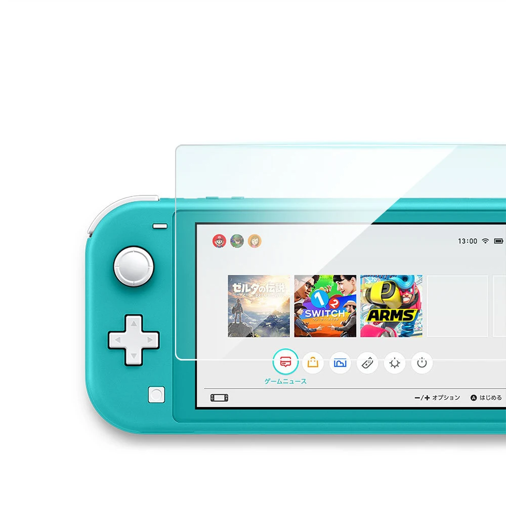 Закаленное стекло Geekshare для Nintendo Switch Lite 0 33 мм 9H защиты экрана Asahi Защитная пленка NS