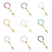 religious ornaments religion catholic communion cup gift center golden cross rosary bracelet bead