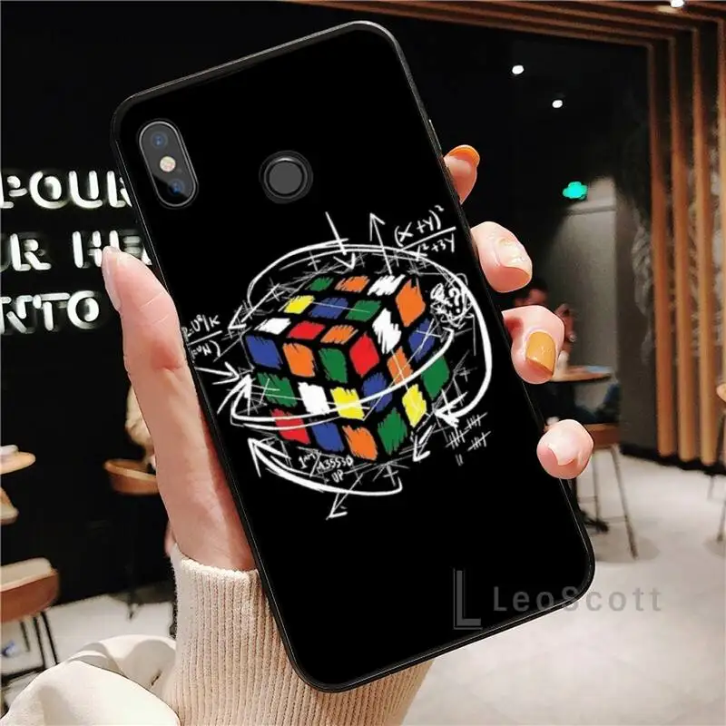 

Rubik's cube colorful Phone Case For Xiaomi Redmi Note 4 4x 5 6 7 8 pro S2 PLUS 6A PRO Cover Funda Shell Coque