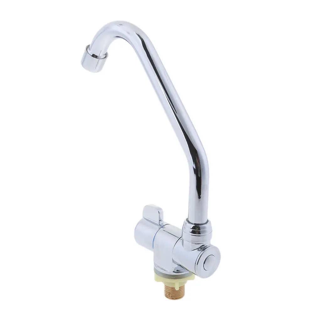 

Marine Boat RV 360 Rotation Bathroom Kitchen Single Cold Water Faucet #005