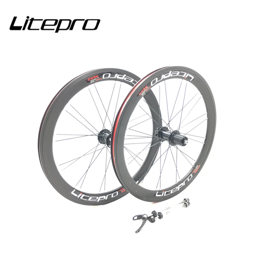 Günstig Litepro AERO TXB 11Speed Laufradsatz Hohe Felge 20 Zoll 451 Disc V Brems Faltrad Räder Für Dahon Fnhon P8 Fahrrad