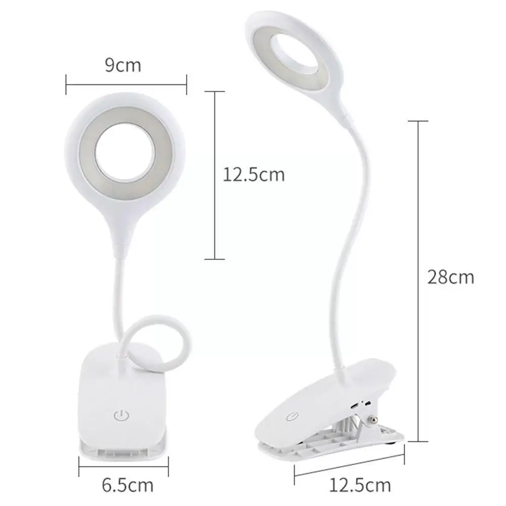 

Table Lamp Clip Led With Battery Bendable Desk Lamp Gooseneck Desktop Clip Light Study Rechargeable Table Lamps Magnifier O7C7