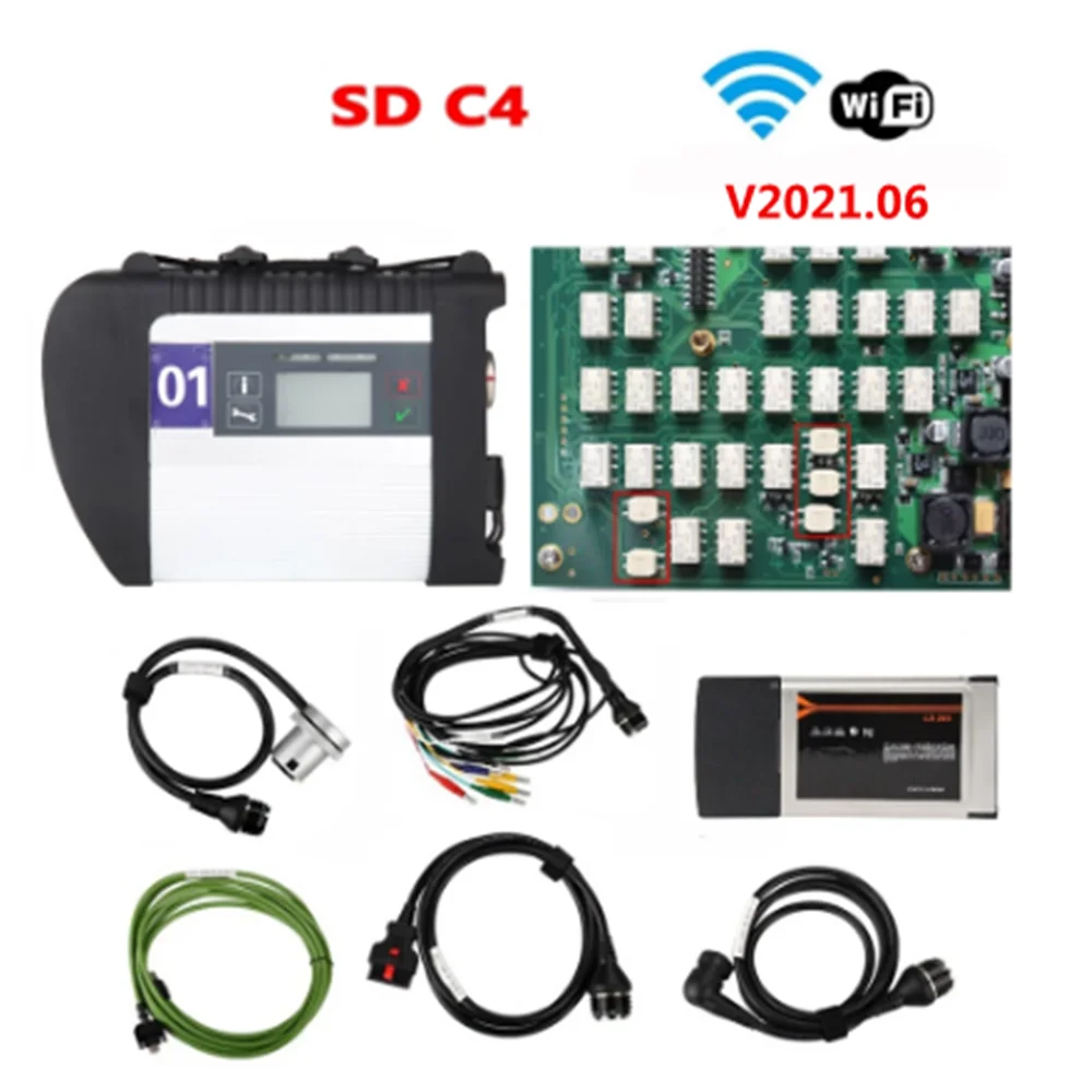 Мультиплексор с полным чипом V2021.6 MB C4 Star Sd подключение к поддержка автомобилей