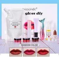 matte lip gloss diy set matt lipgloss base pigment powder natural fragrance essence diy lip gloss tools kit