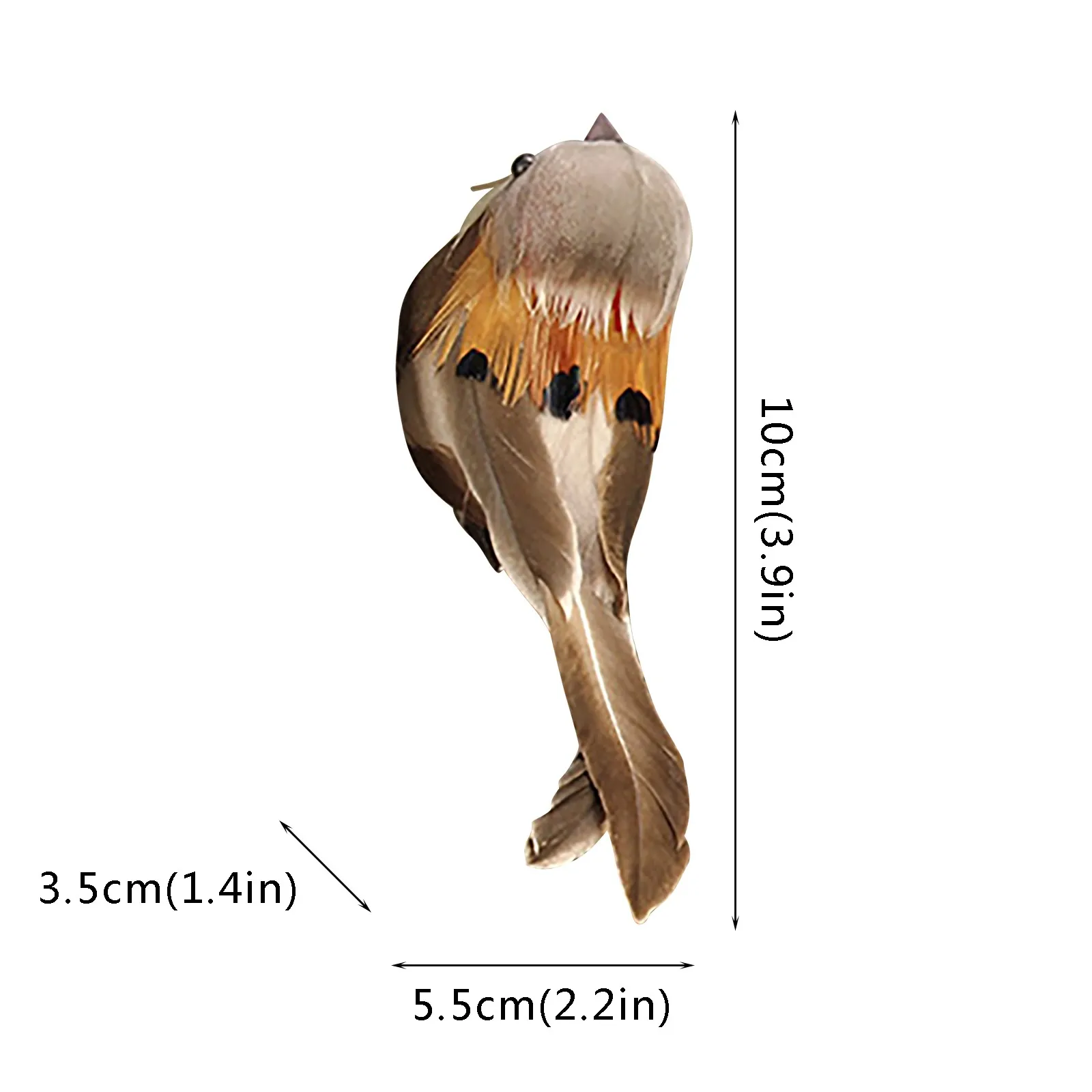 Аксессуары для украшения дома 12 шт. перья птицы искусственная пена мини любовь