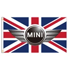 Мини-флаг для показа автомобиля, летающее фотографическое украшение 3x5 футов