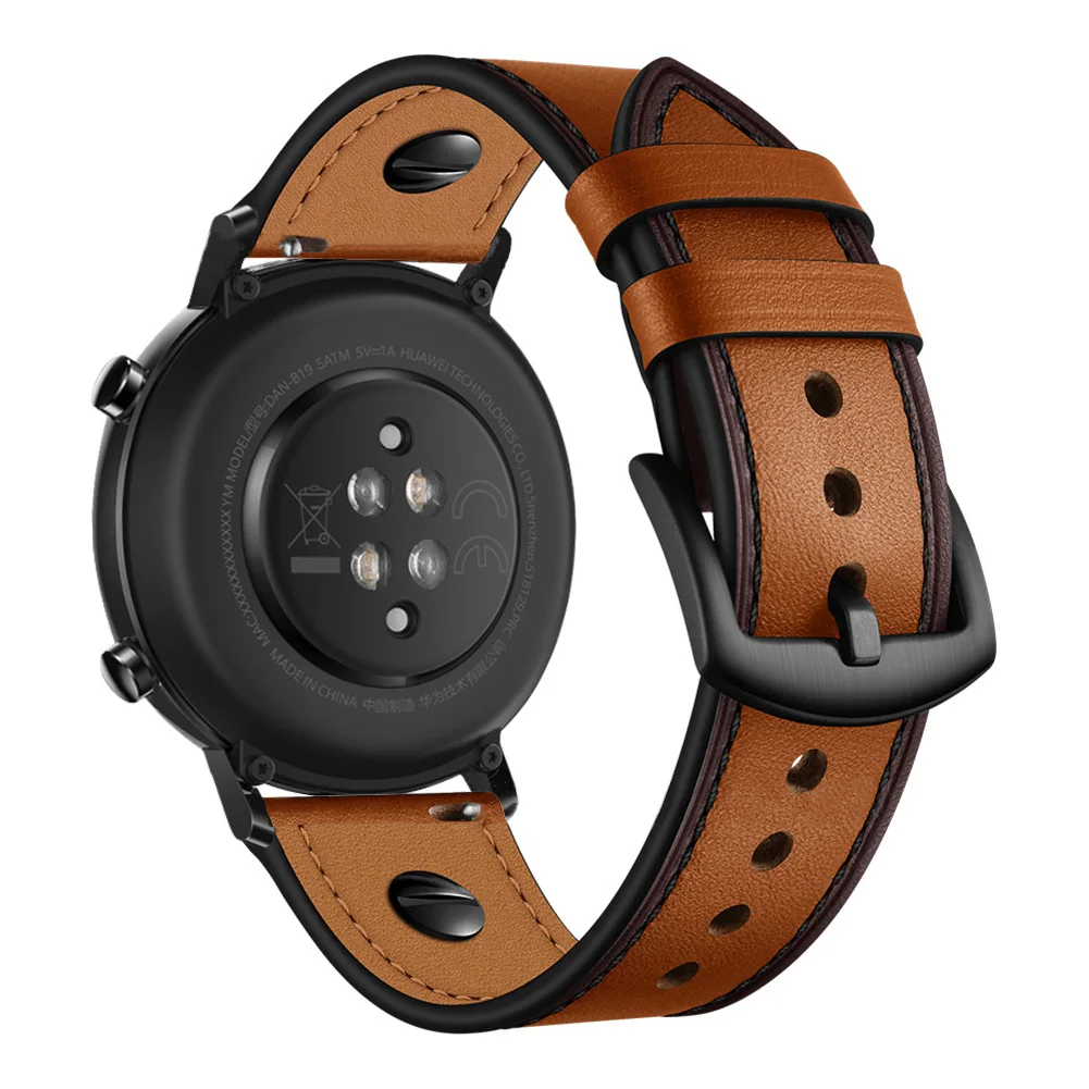 

Men Women Fashion Luxury Leather Strap 20mm 22mm Universal Replacement Watchband with Tools Fashionable Watch Band Bracelet