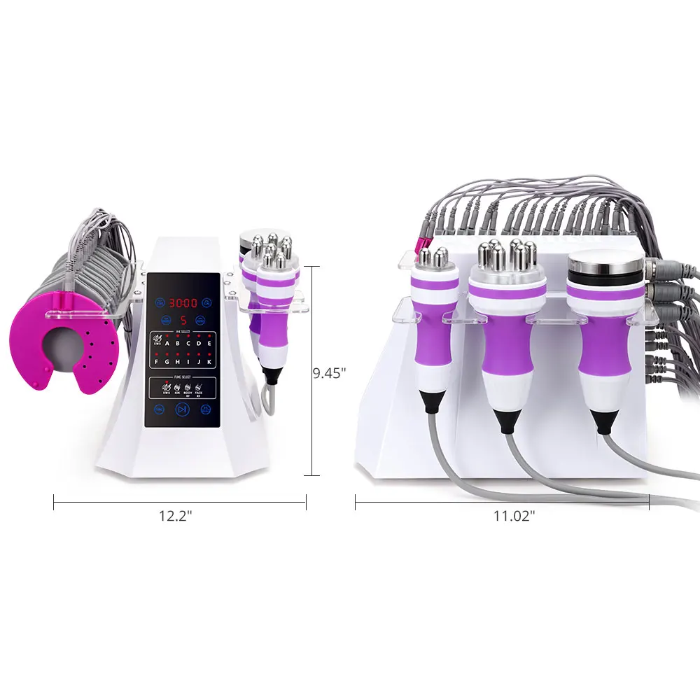 4 в 1 Унознойшен Кавитация 40К Машина для похудения RF Body Slimming EMS тренировка мышц красоты салона