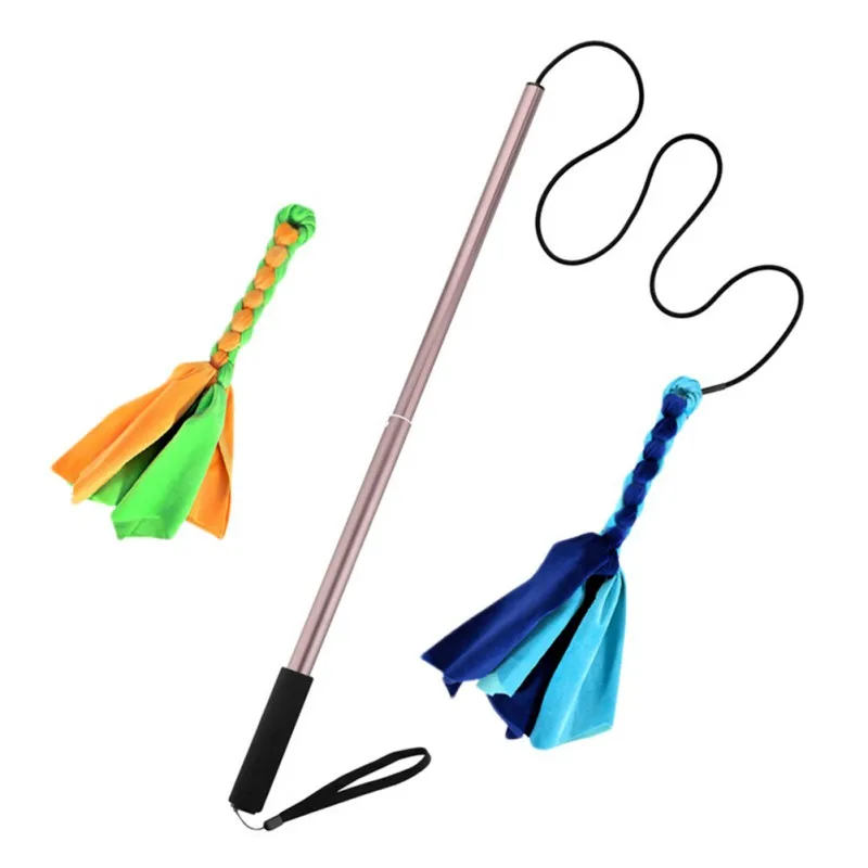 

Interactive Dog Cat Feather Toys Feather Teaser Stick Wand Pet Feather Refill Replacement Catcher Product for Kitten