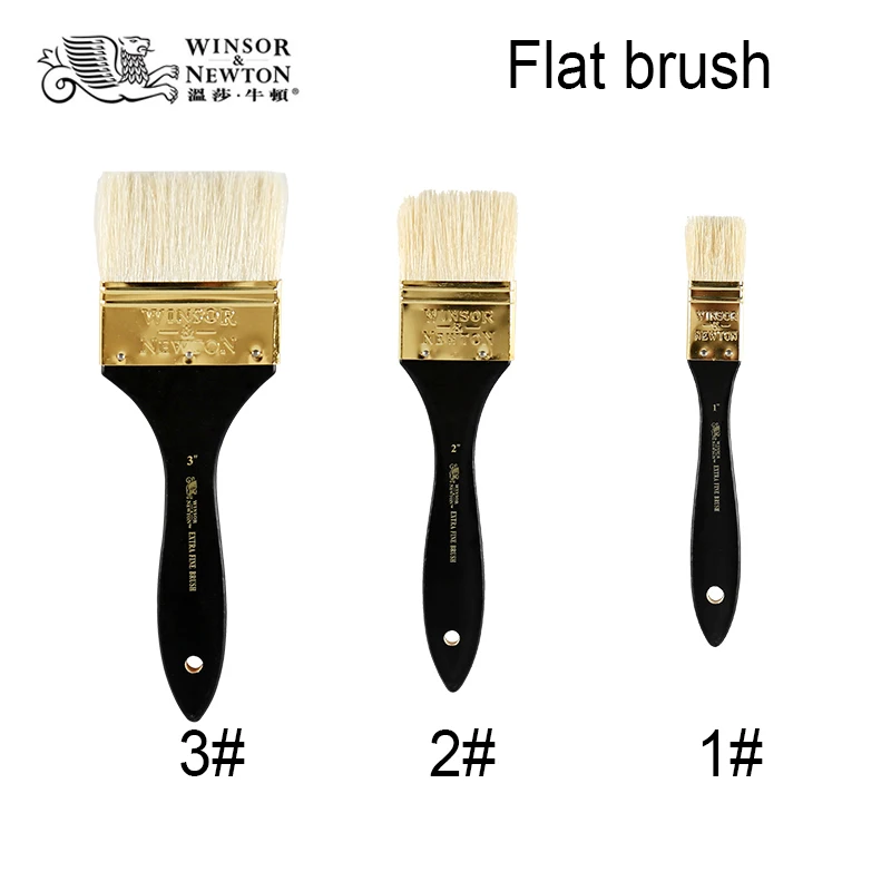 WINSOR & NEWTON Bristle Экстра тонкая кисть маслоотделитель и акриловая краска