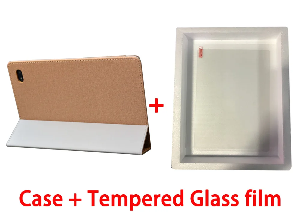 gold-Tempered film Чехол-подставка для планшета Teclast T30 10," новейший Защитный Чехол+ пленка gfits - Цвет: gold-Tempered film