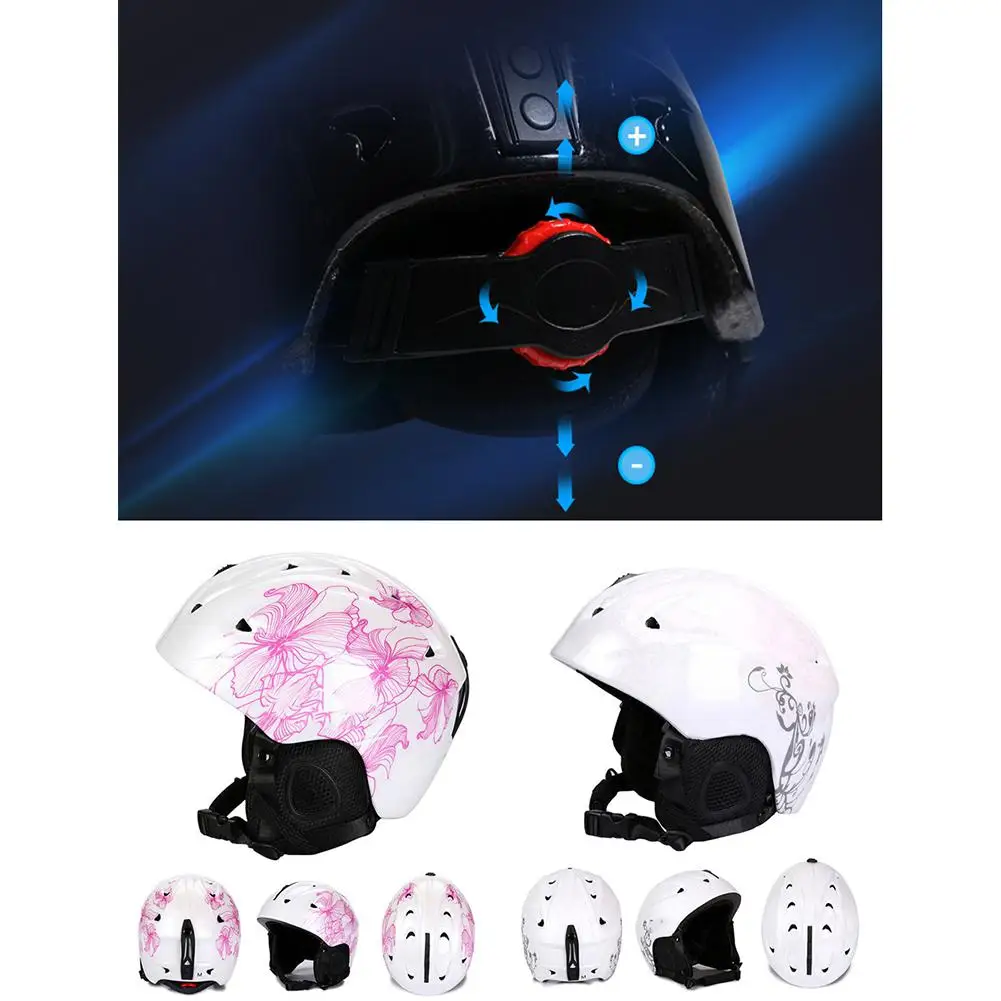 Интегрированный лыжный шлем для взрослых и детей безопасный Зимний скейтборда