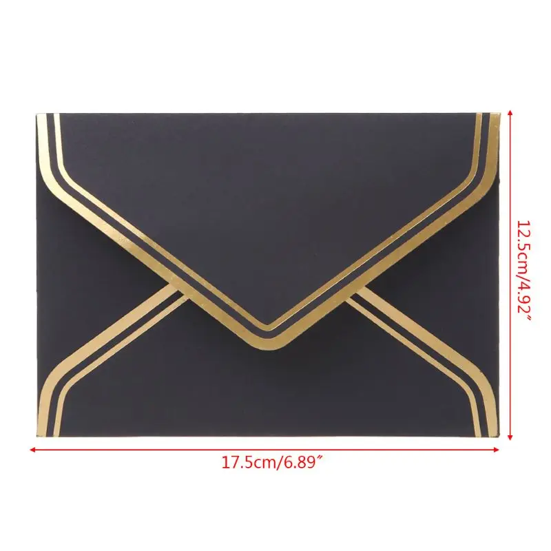 

10pcs/set Retro Vintage Blank Craft Paper Envelope For Letter Greeting Cards Wedding Party Invitations Gift 125x175mm