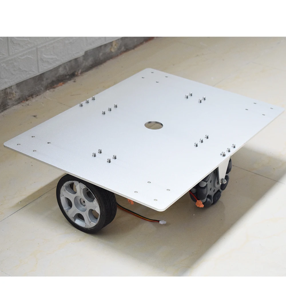 50 кг большая нагрузка Omni колеса робота шасси автомобиля комплект с 2 шт. двигатель