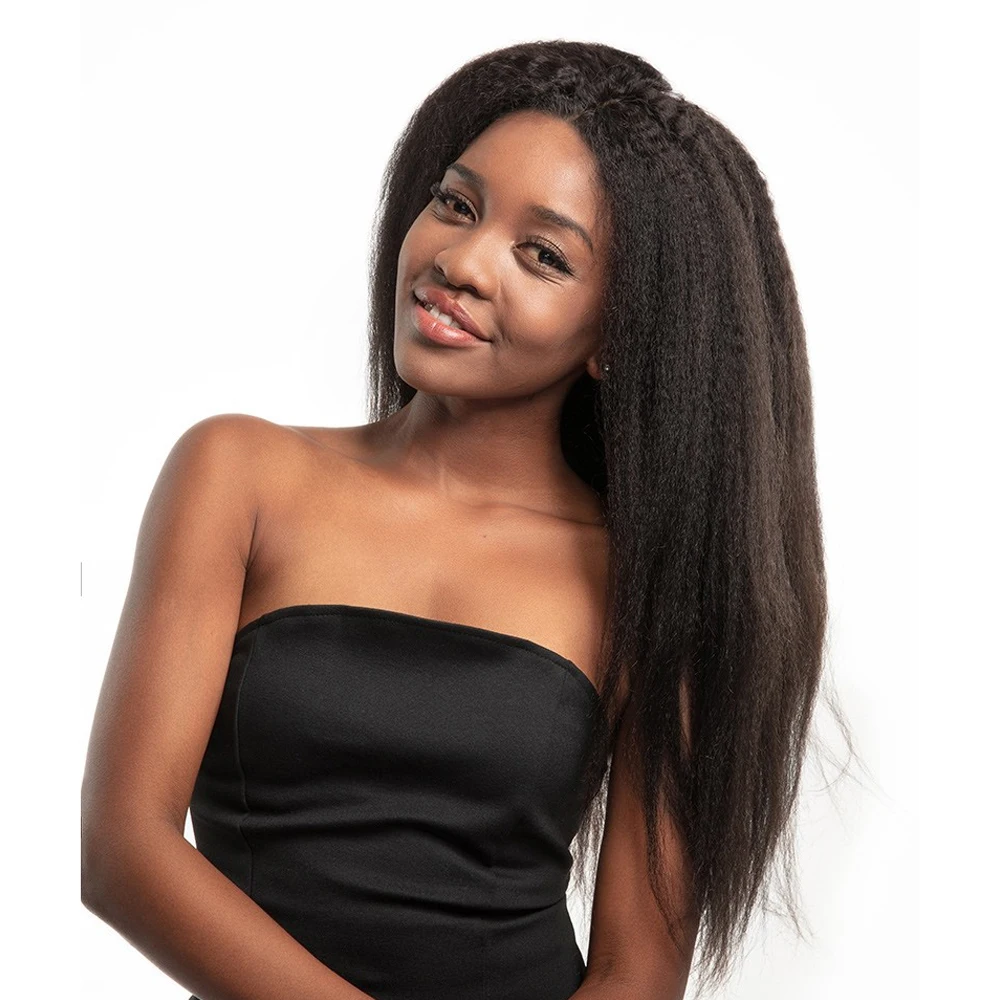 

Кудрявые прямые парики 13x4Lace, фронтальные парики из человеческих волос для женщин, предварительно выщипанные детскими волосами, передние бр...