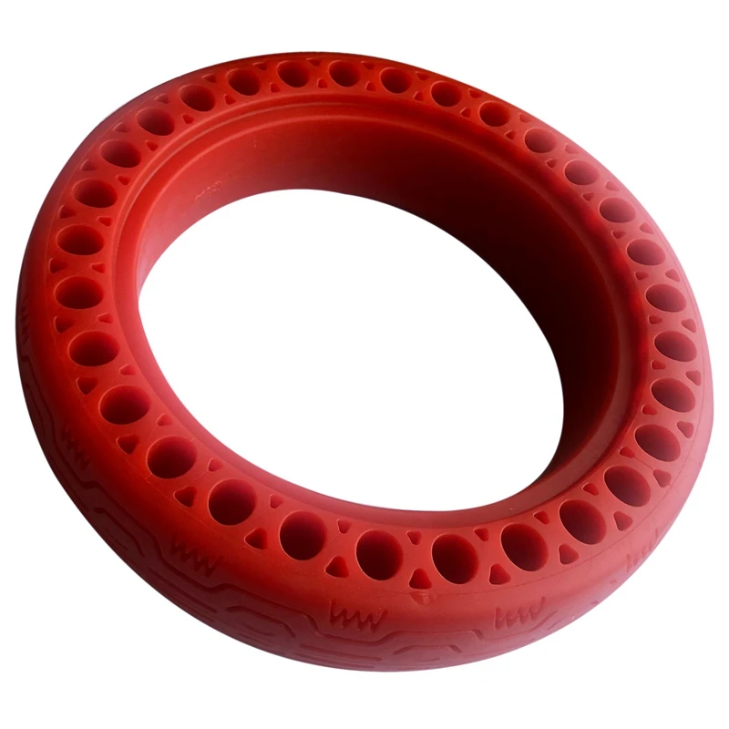 2 Pcs Durable Scooter Tyre Anti-Explosion Tire Tubeless Solid for Xiaomi Mijia M365/Ninebot Electric Scooter(Blue with Red) | Автомобили и