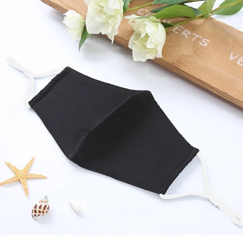 Маска Для Лица От Вируса Взрослых Черная многоразовая Регулируемая Мужская |