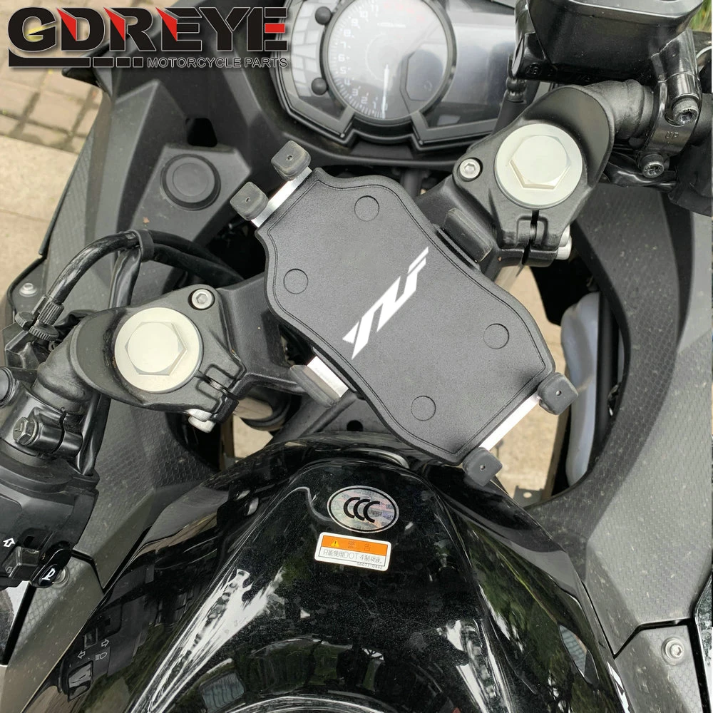 Фото Держатель для телефона, зарядное устройство USB для YAMAHA YZFR1 YZFR6 2003-2018 YZFR6S 06-09, кронштейн для GPS-навигации мотоцикла YZF R1 R6 R6S №2