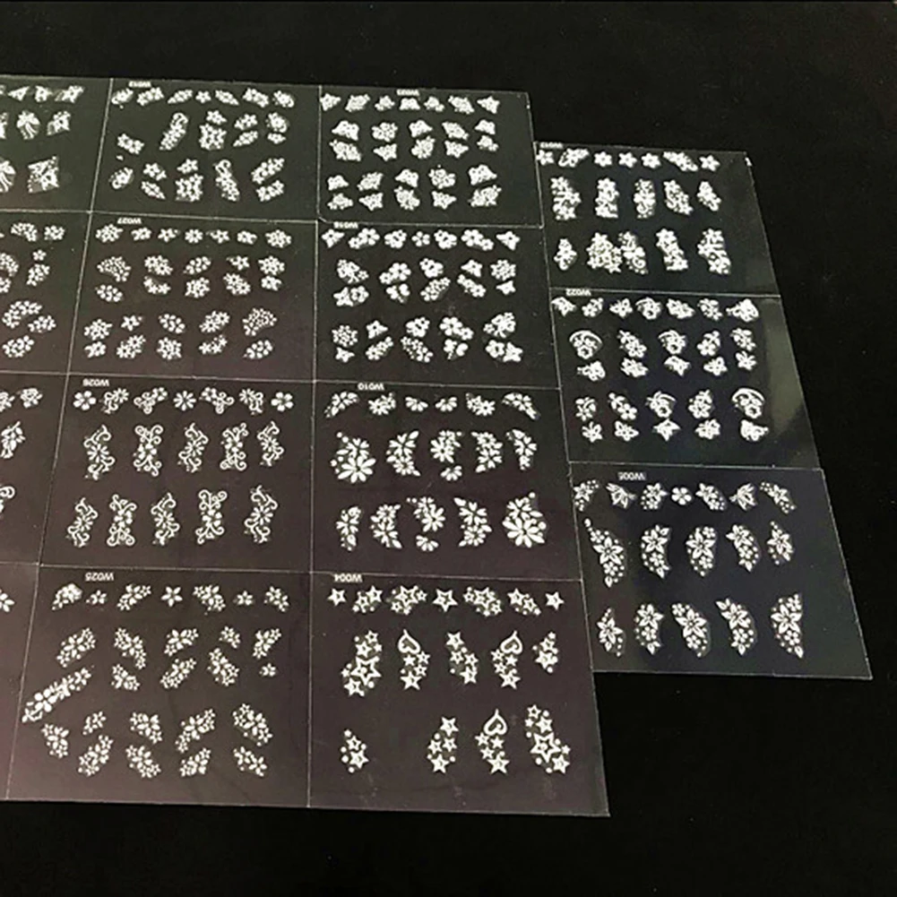 10 шт. 3D дизайн ногтей перевод рисунка стикер Самоклеющиеся DIY Цветочные наклейки дизайн слайдер Декор Маникюр Советы украшения